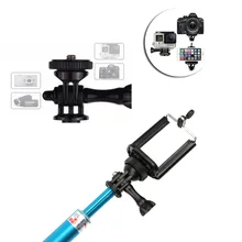 SHOOT Portable 30cm-98cm Aluminum Monopod Extendable Selfie Stick for Gopro Hero 5 3 4 Session SJCAM SJ4000 SJ5000 Xiaoyi 4K