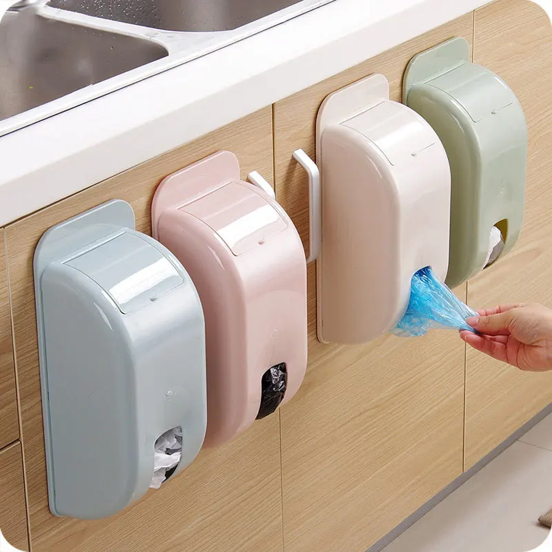 Garbage Bag Organizer Compact Plastic Storage Box Home Debris Sorting Box Organizers Kitchen Tool