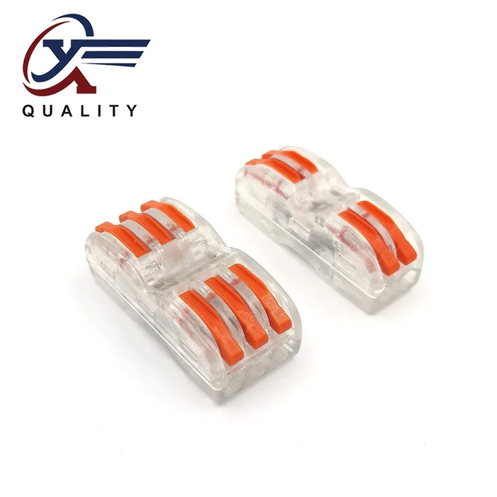 

In bulk Wago Type Electrical Wiring Terminals Household Wire Connectors Fast Terminals For Connection Of Wires Lamps And Lantern