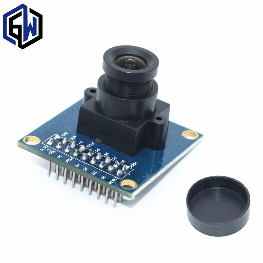 

OV7670 camera module Supports VGA CIF auto exposure control display active size 640X480