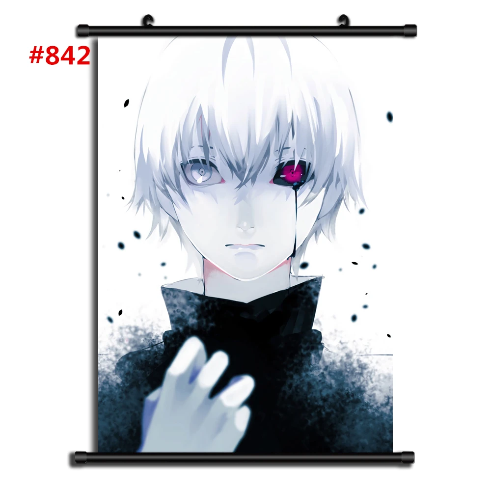 Токийский вурдалак Kaneki Ken Аниме Манга настенный плакат свиток украшение дома стены искусства - Цвет: 842