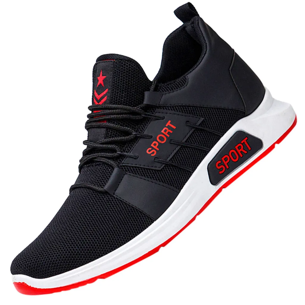 Мужские кроссовки Летние с сетчатым ремешком Zapatillas Deportivas Hombre Дышащая