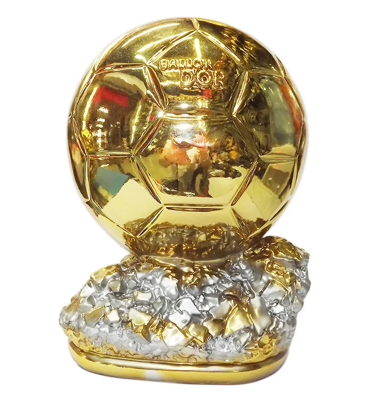 Nieuwe Voetbal Cups Trofee Voetbal 19 CM 1.2 KG Wereld Speler van het