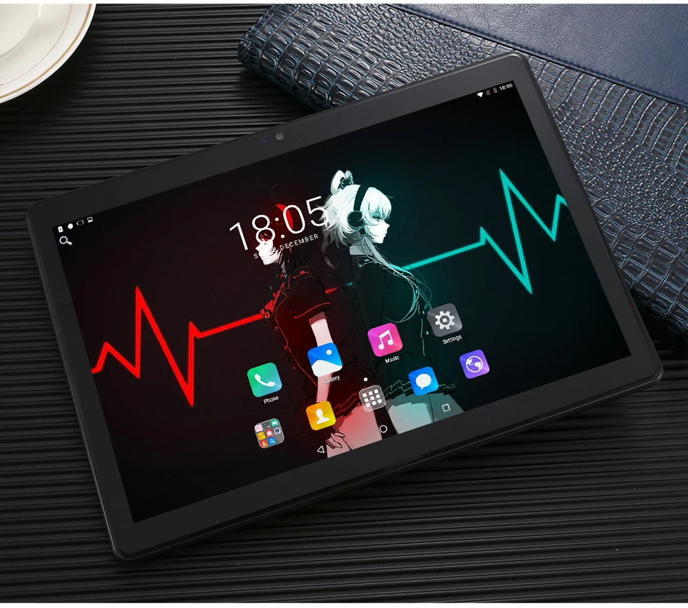 2.5D закаленное стекло 10 дюймов Tablet PC Octa Core 4 ГБ Оперативная память 32 ГБ Встроенная память Dual SIM карты для Android 7,0 wi-Fi 3g 4 г LTE Планшеты 10 10,1 "PAD