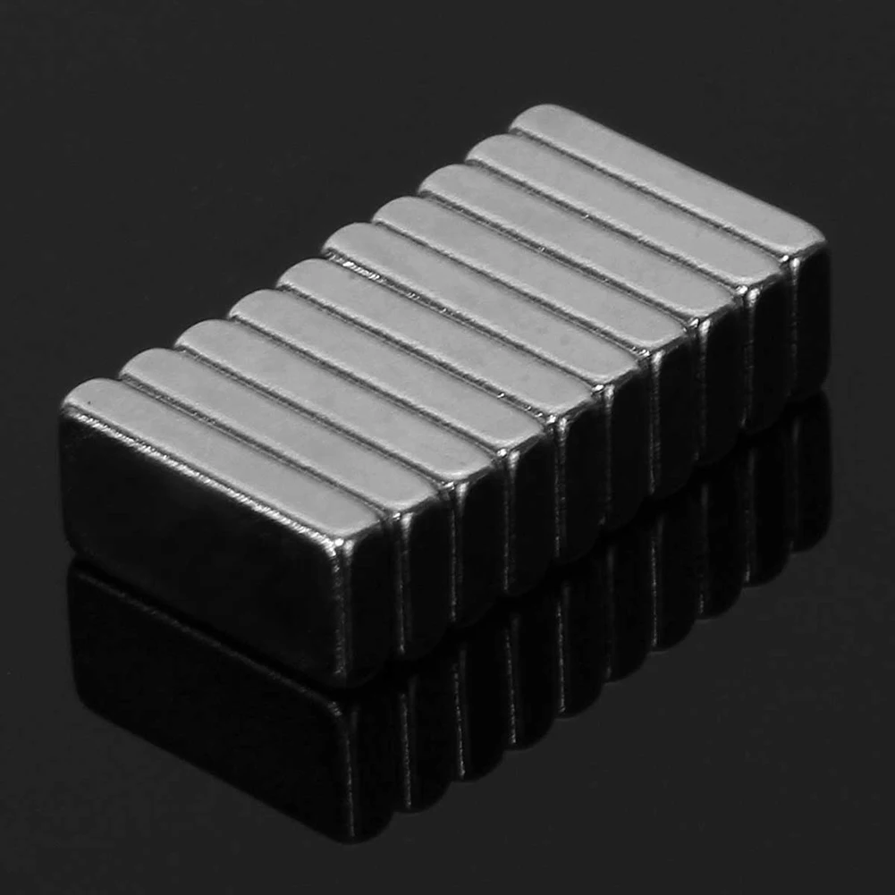10 шт. 10x5x2 мм многоцелевой прямоугольной пластины супер сильные N35 редкоземельные магниты