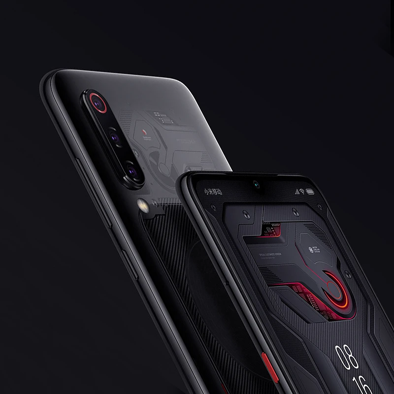 Global rom Xiaomi Mi 9, прозрачный, 12 Гб, 256 ГБ, Смартфон Snapdragon 855, 6,39 дюйма, 48мп, тройная камера, мобильный телефон, Беспроводная зарядка