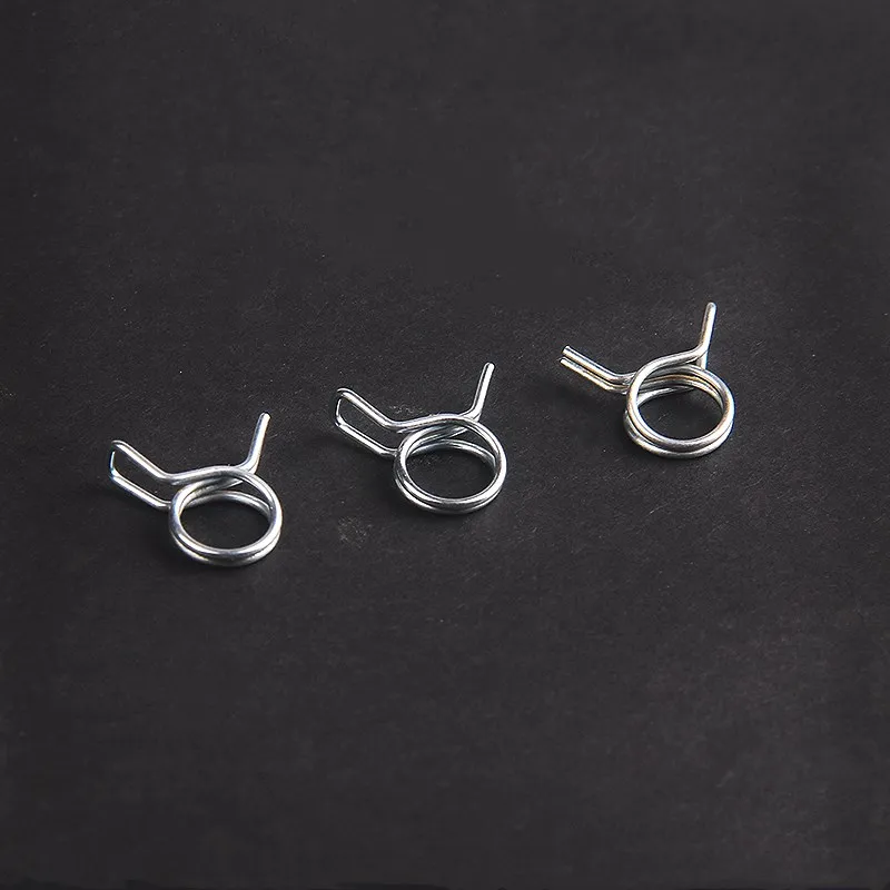 

free shipping Custom 50pcs M6-M23 Fuel Line Hose Tubing Spring Clips Clamps Assortment Kit for Motorcycle Scooter ATV