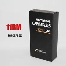 Серый одноразовый иглы картридж 11 изогнутый Magnum(11RM) 20 шт./кор