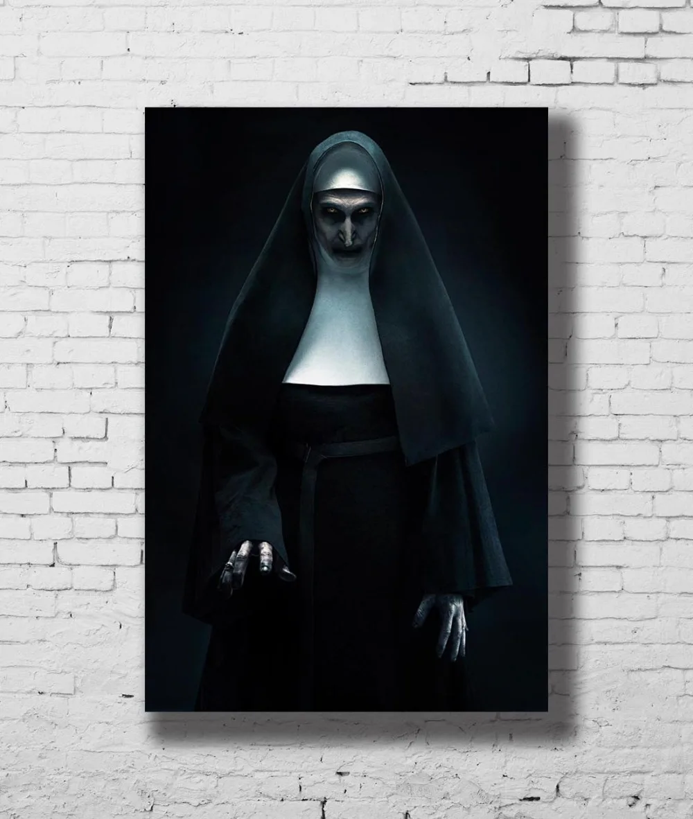 

G-736 The Nun Movie 2018 Thriller Horror New Film Print Fabric Home Decoration Art Poster Wall Canvas 12x18 20x30 24x36inch Prin