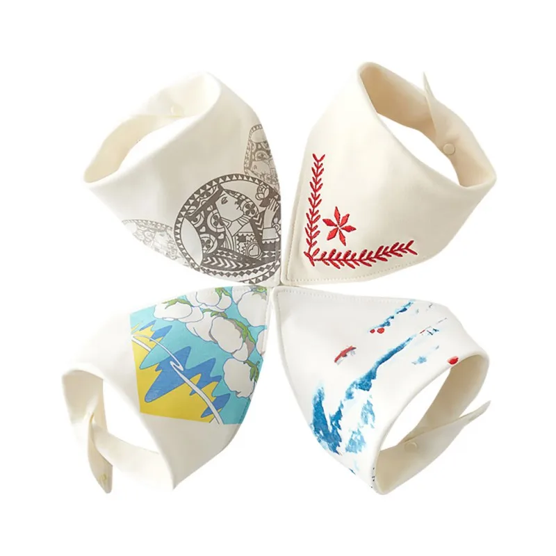 4PCS Cotton Bibs Baby Feeding Smock Infant Burp Cloths Cartoon Saliva Towel Baby Eating Accessory Soft Baby Stuff 4PCS Cotton Bibs Baby Feeding Smock Infant Burp Cloths Cartoon Saliva Towel Baby Eating Accessory Soft Baby Stuff