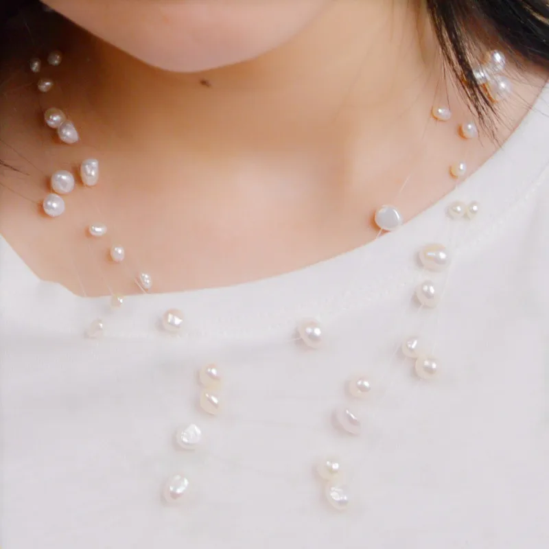 ASHIQI-Natural-freshwater-pearl-necklace-Handmade-Baroque-pearl-5-Row-4-8mm-bohemia-chokers-necklaces-for (4)