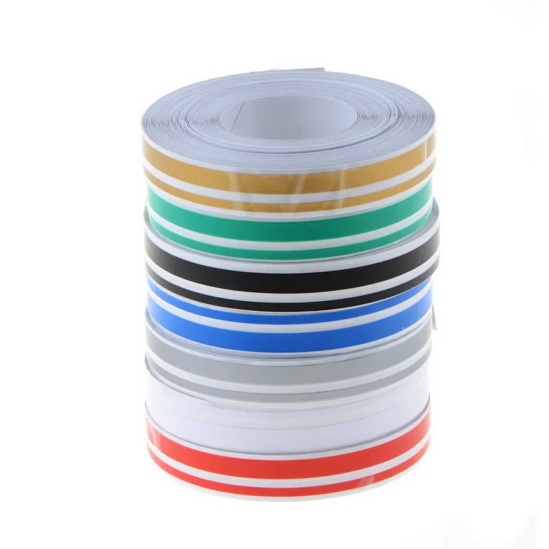 7 Colors 4mm&2mm 980cm Stripe Tape Streamline Decals Stickers for Car DOUBLE LINE Tape Decal Vinyl Stickers