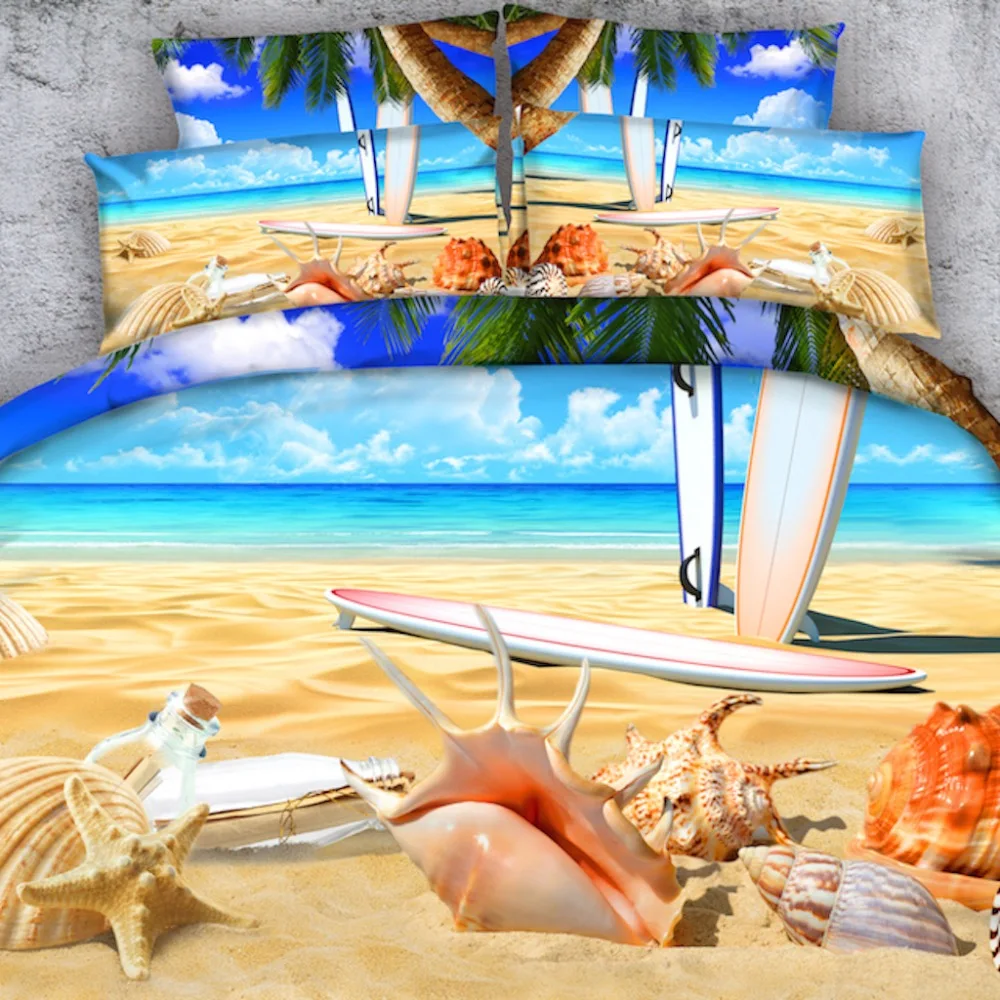 Комплект постельного белья из 4 предметов с золотым жемчугом|bed set|beach bed set3d set |