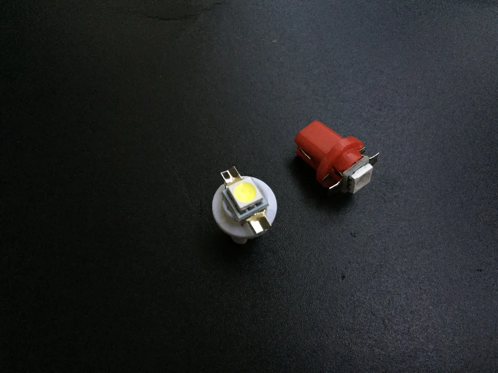 100 шт. T5 B8.4D B8.4 светодиодный 5050 SMD автомобильный индикатор подогрева приборной