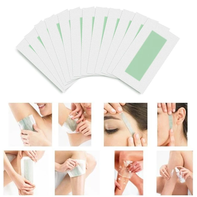 10 Pcs New Hair Removal Depilatory Nonwoven Epilator Cold Wax Strip