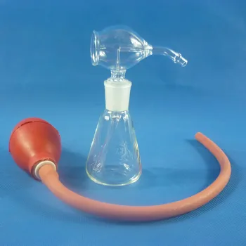 

30/50/100ml Display Color Spray Bottle Glass Chromatography Conical Coloured Spray Bottle with a ball Laboratory Glassware