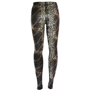 

Summer Fashion 3D Leopard Printed Leggings For Women Fitness Sporting Workout Slim Leggins Polyester Pants