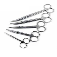 Хирургические ножницы из нержавеющей стали, медицинские ножницы, бытовые ножницы, ножницы для мягких тканей
