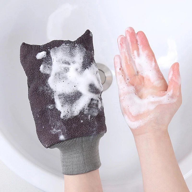 

1PCS Body Cleaning Exfoliator Rubbing Towel Gloves Scrub Bath Brush Shower Spa Sponge Soap Washcloth For Adults