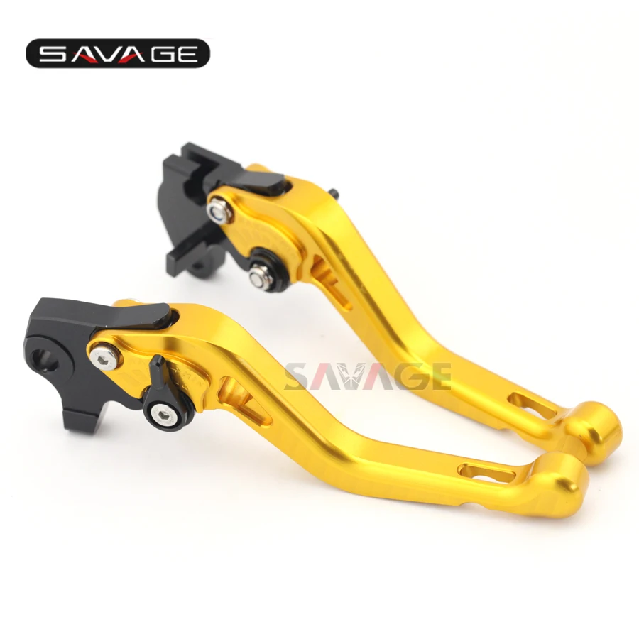 ФОТО For YAMAHA YZF-R125 YZFR125 2008-2011 09 10 Motorcycle Accessories CNC Aluminum Adjustable Short Brake Clutch Levers Gold