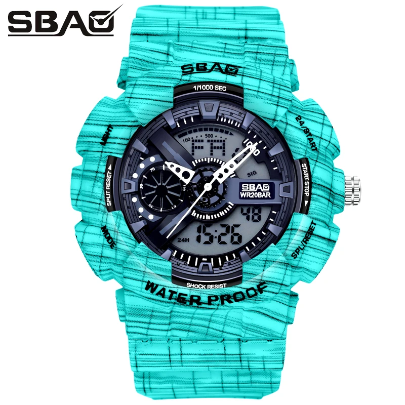 

SBAO Cowboy Sport Watch New Military Watches Army Digital Writwatch LED 30m Waterproof Men's Watch Men Watch Brand Relogio