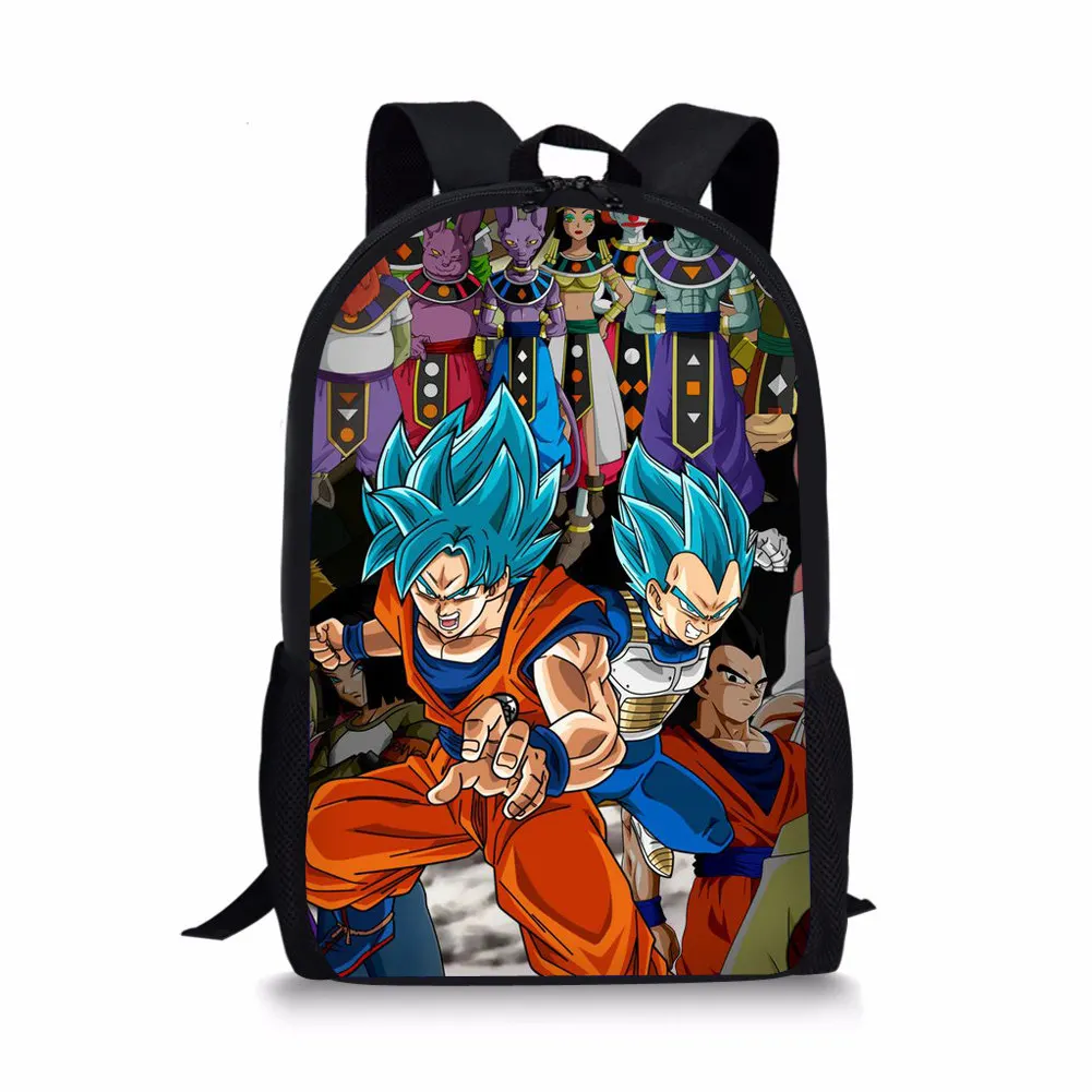 Nopersonality мультфильм аниме Dragon Ball Z Рюкзак Набор для мальчиков крутые дети Saiyan солнце Гоку Вегета рюкзак Детская школьная сумка - Цвет: XM948C