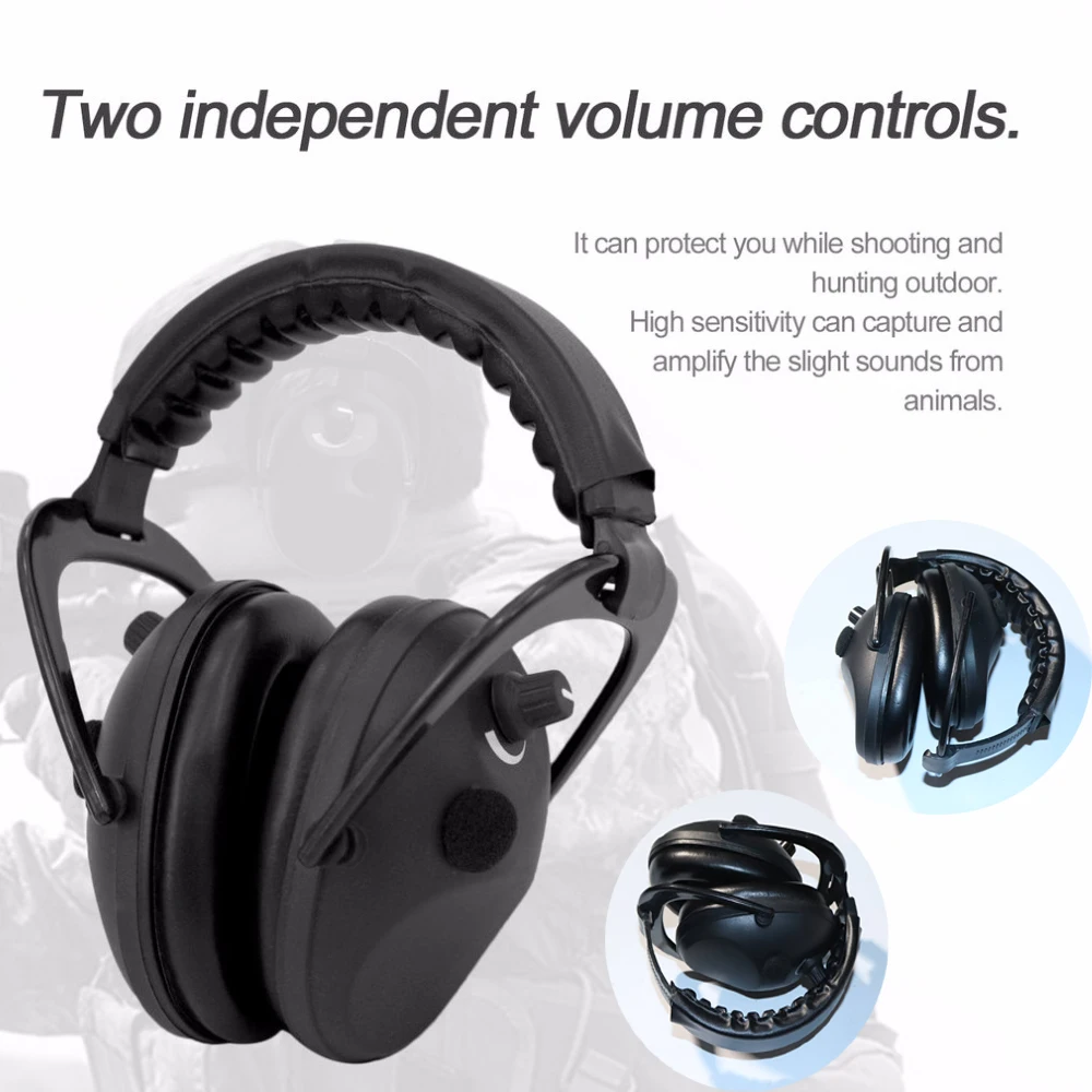 

EF3S31 Electronic Noise Prevention Earmuffs Hearing Protective Headband Ear Muff For Shooting Hunting Tactical Headset Promotion