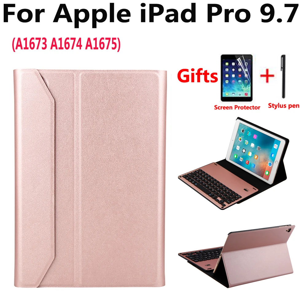 Беспроводной чехол с клавиатурой Bluetooth для Apple iPad Pro 9 7 A1673 A1674 A1675 Funda Capa Coque Magnet Smart Pu