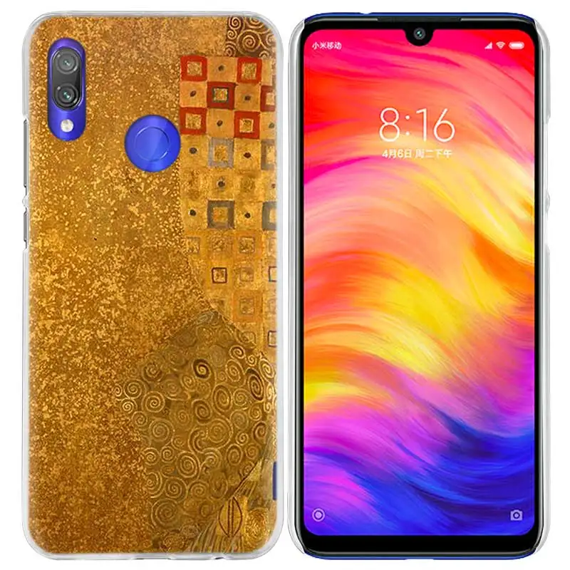 Чехол Kiss Gustav Klimt для Xiao mi Red mi Note 7 8T 6 6A Pro S2 5 5A 4X mi Note10 A1 A2 9 8 lite Play F1 жесткий чехол для телефона - Цвет: 07