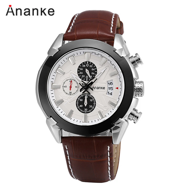 

Ananke Luxury Business Men Quartz Watches Waterproof Military Sports Watches Male Wrist Watch Relogio Masculino