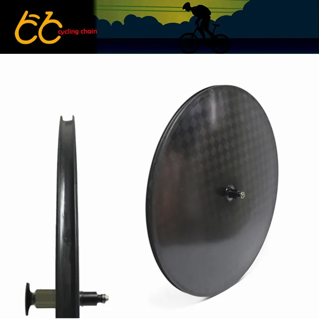 Cheap Free shipping disc wheel best price tubular for road or track front/rear wheelsets 700C Carbon Disc Wheel