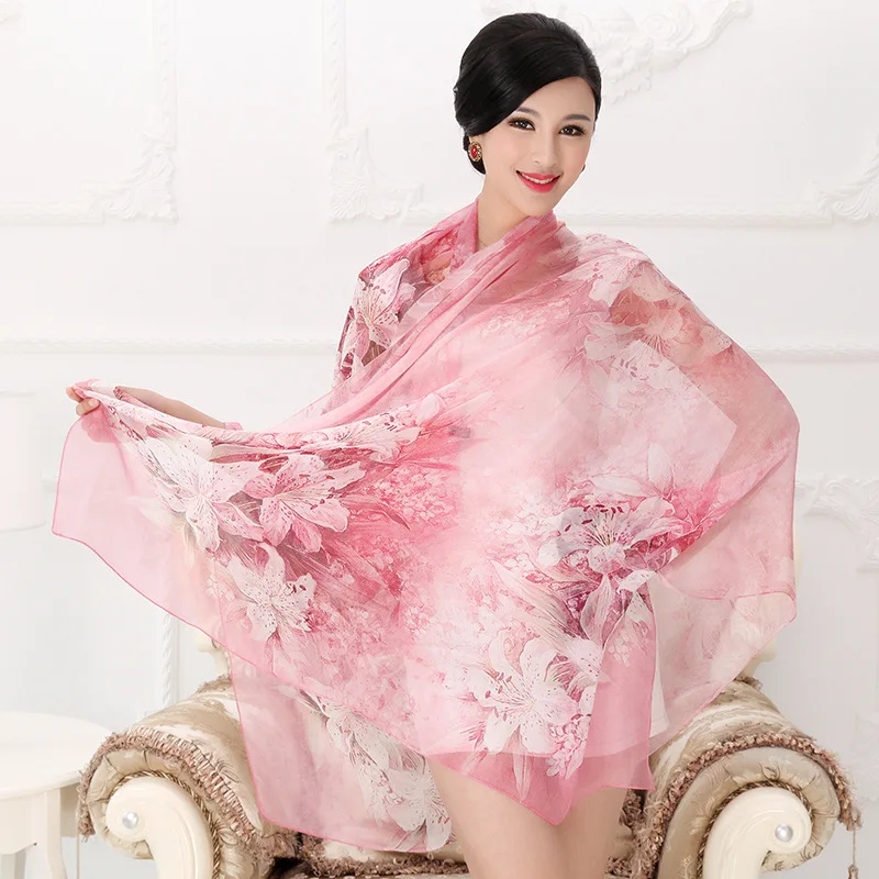 DANKEYISI мода бандана роскошные шарфы для женщин Для женщин бренд шелковый шарф женский платок высокое качество печати хиджаб шаль с великолепным дизайном