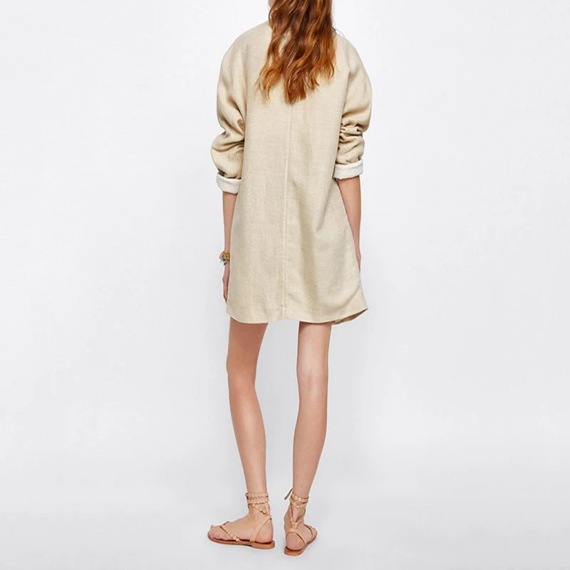 Kissmilk Plus Size Large size lovely elegant girlish cream-colored casual country style simple loose lapel long blazer