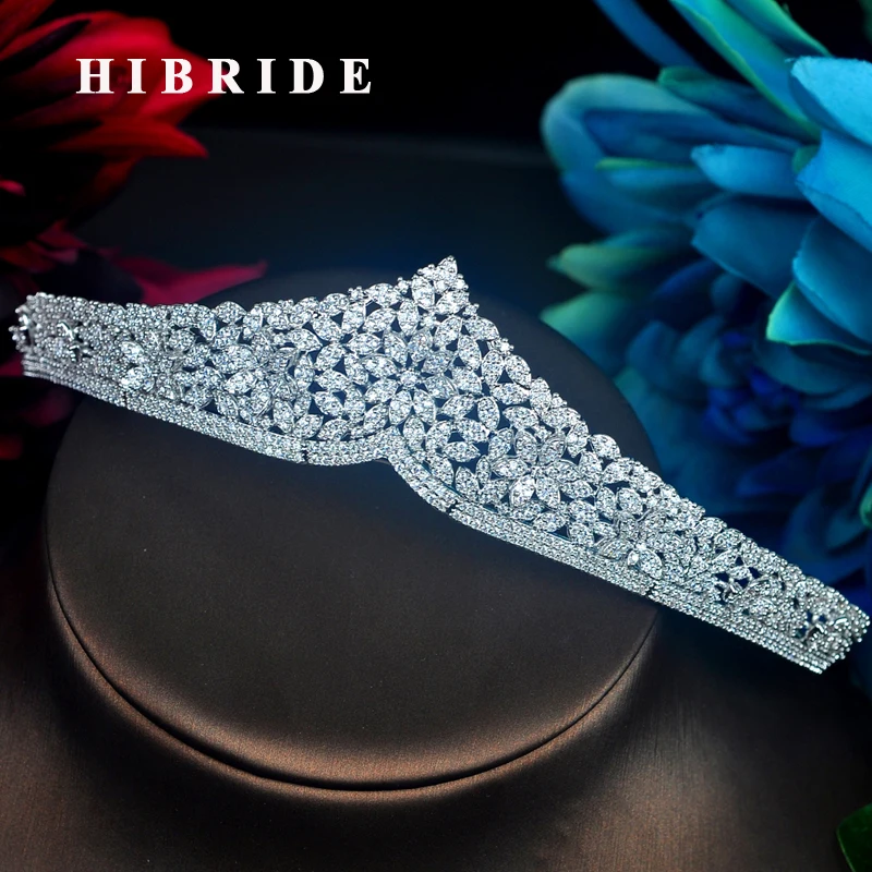 HIBRIDE уникальный дизайн свадебная корона для невесты тиара королева диадема