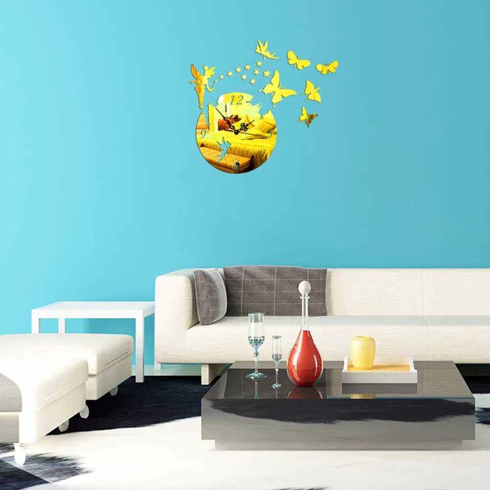 Wall-Clock-Modern-Design-Clocks-For-Home-Decor-Acrylic-Mirror-Watches-Butterfly-Elves-Home-Decoration-Living-Room-HG0224 (3)