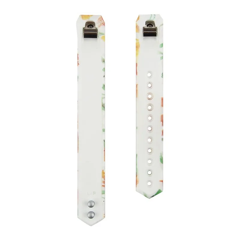 Patterns Large & Small Silicone Fitbit Alta Wristbands Sports Smart DIY Watch Bands Bracelet Strap Replacement in 20 Colors (64)