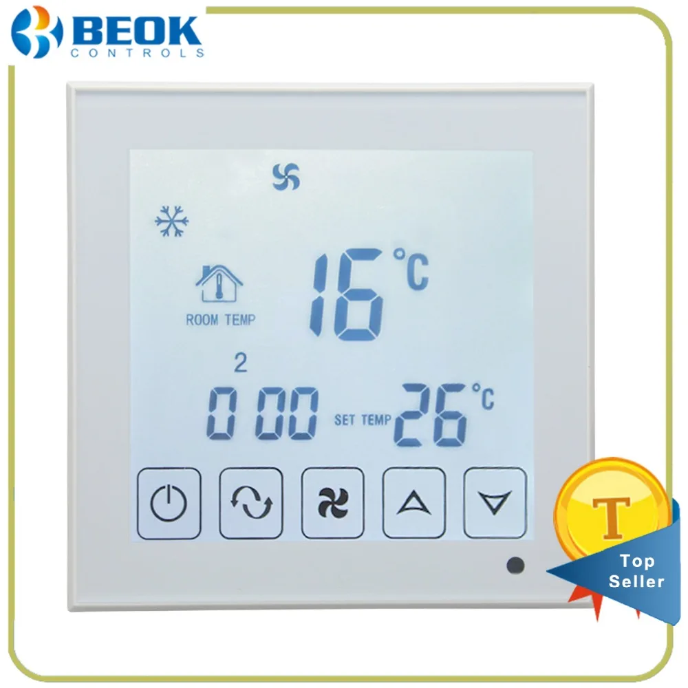 Beok TDS23-AC ежедневно таймер фанкойл термостат fcu Smart центральный Кондиционер AC