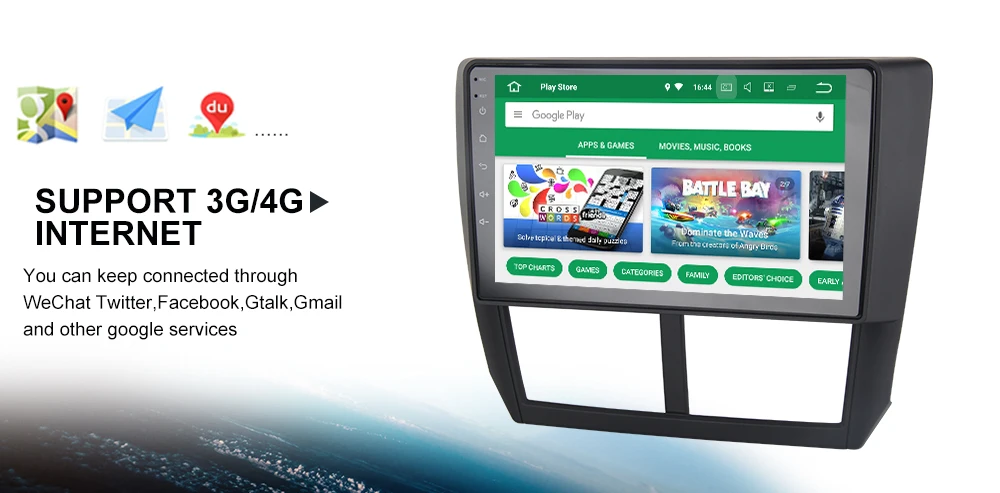 Perfect Dasaita Android 8.1 Car DVD GPS for Subaru Forester Multimedia 2008 2009 2010 2011 2012 with 9" IPS Touch Screen Auto Stereo LET 21