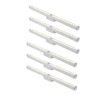 6 шт. светодиодный светильник для кухни, гардеробный шкаф в спальню, ночные светильники 30 см, светодиодный светильник для дома