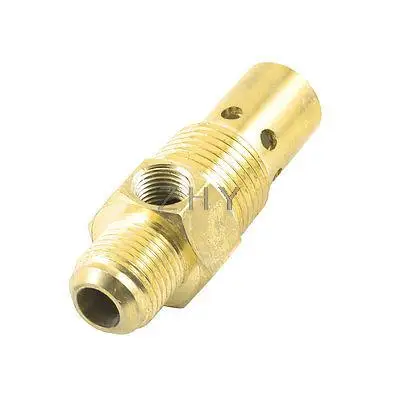 

3/8"PT Male Thread Air Compressor One Way Check Valve Gold Tone