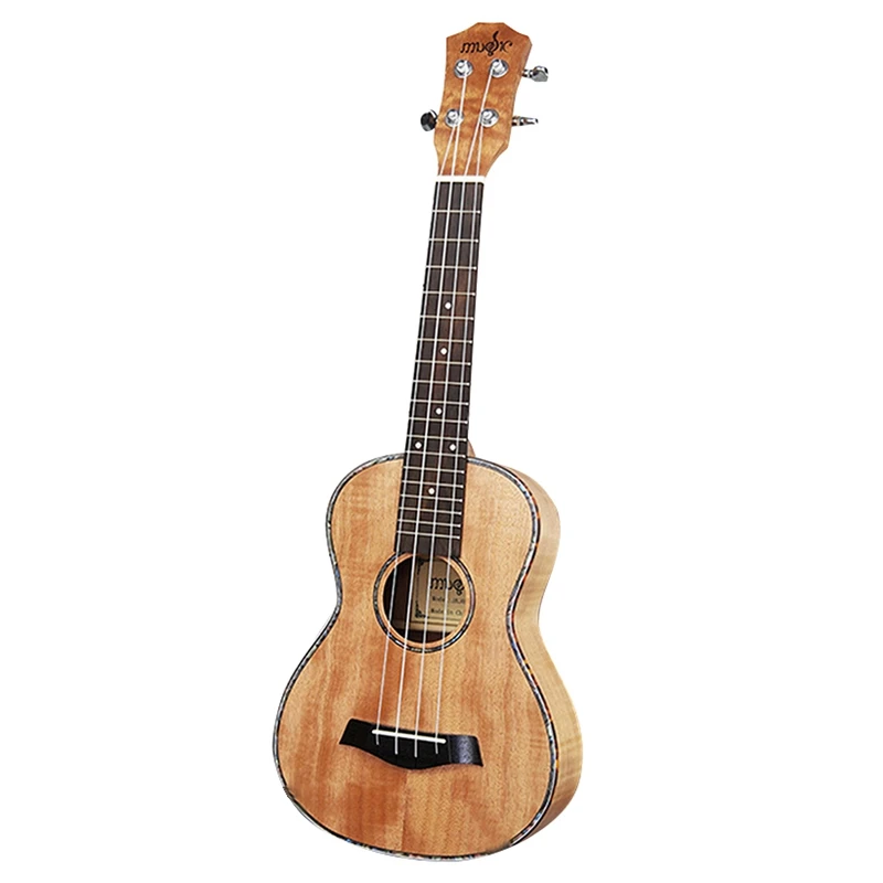 

Hot 23 Inch Ukulele Tiger Stripes Okoume Hawaiian Guitar Rosewood Fretboard 4 Strings Concert Ukelele