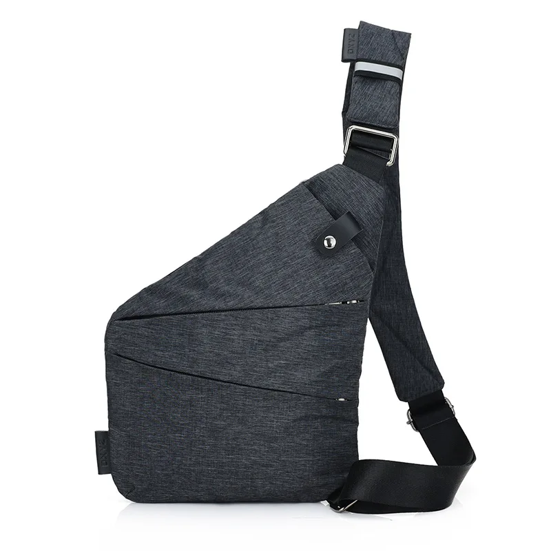 Slim Shoulder Bag for Men Crossbody Bags Canvas Men Messenger Bags Waterproof Waist Bag Phone ...