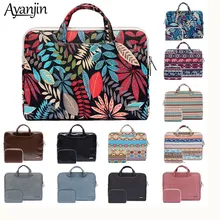 Принт PU переносная сумка 14 15,6 сумка для хранения для Macbook Air Pro retina 11 12 13 15 ноутбук для Dell hp Xiaomi ноутбук чехол