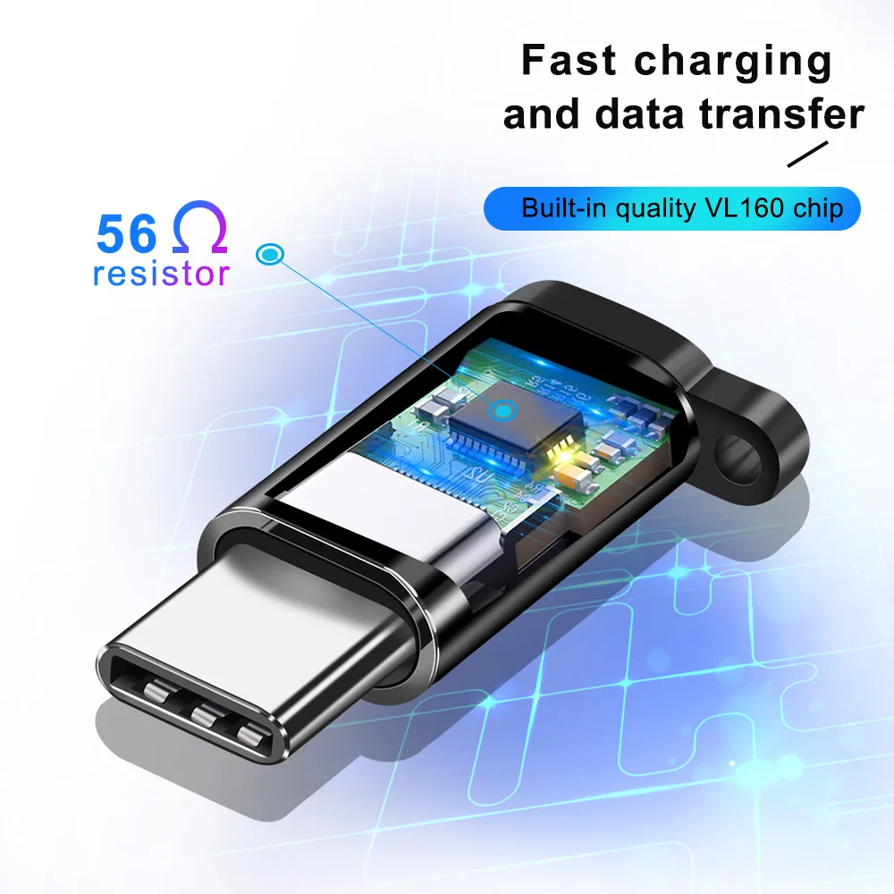 Адаптер Marjay USB Type C OTG переходник с папа на Micro кабель конвертер для Samsung S9 S10 Plus Xiaomi