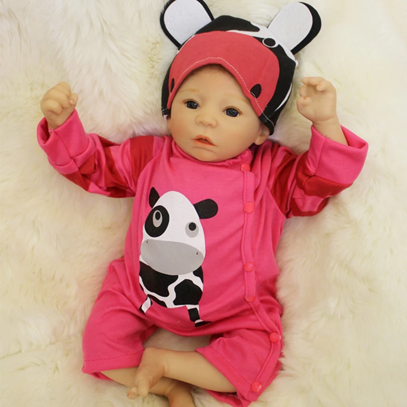Buy 50cm Soft Silicone Reborn Baby Girl Dolls Toy For
