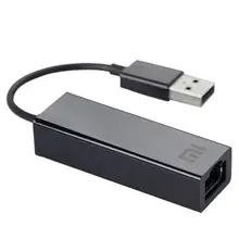 Xiaomi USB к RJ45 сетевой USB 2,0 Ethernet адаптер сетевая карта для медиаплеер Xiaomi 3 Windows 10 8 8,1 7 XP MAC OS