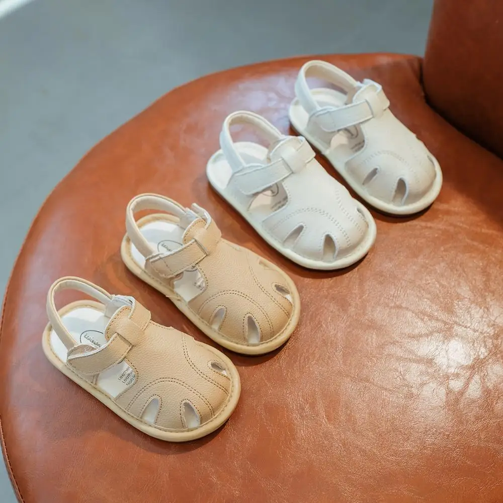 

Summer New Baby Shoes 0-1 Years Old Baby Leather Non-slip Anti-kick Soft Tottom Toddler Shoes Learning to walk shoes