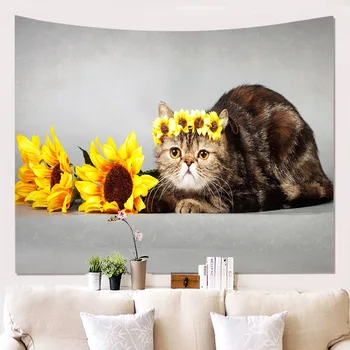 

cats Wall Hanging Tapestry Sheets Home Decorative Tapestries Beach Towel Yoga Mat Blanket Table Cloth Wall Tapestry