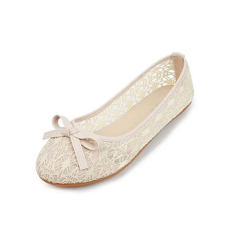 

Women Flats Shoes Ballet Flats Slip on Cut Outs Flat Women Shoes Sweet Hollow Summer Female Shoes Casual Shoes Plus Size 44 45