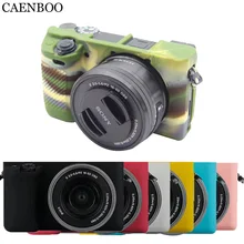 CAENBOO сумки-Чехлы для камеры Мягкий гибкий силиконовый чехол для sony Alpha A6000 ILCE-6000 резиновый защитный корпус Корпуса 16-50